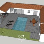 simulation terrasse bois 3d vendee