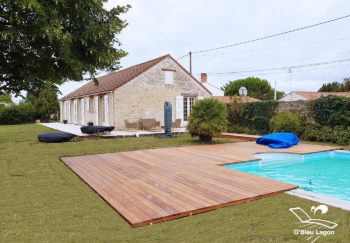 conception terrasse piscine bois exotique cumaru vendee