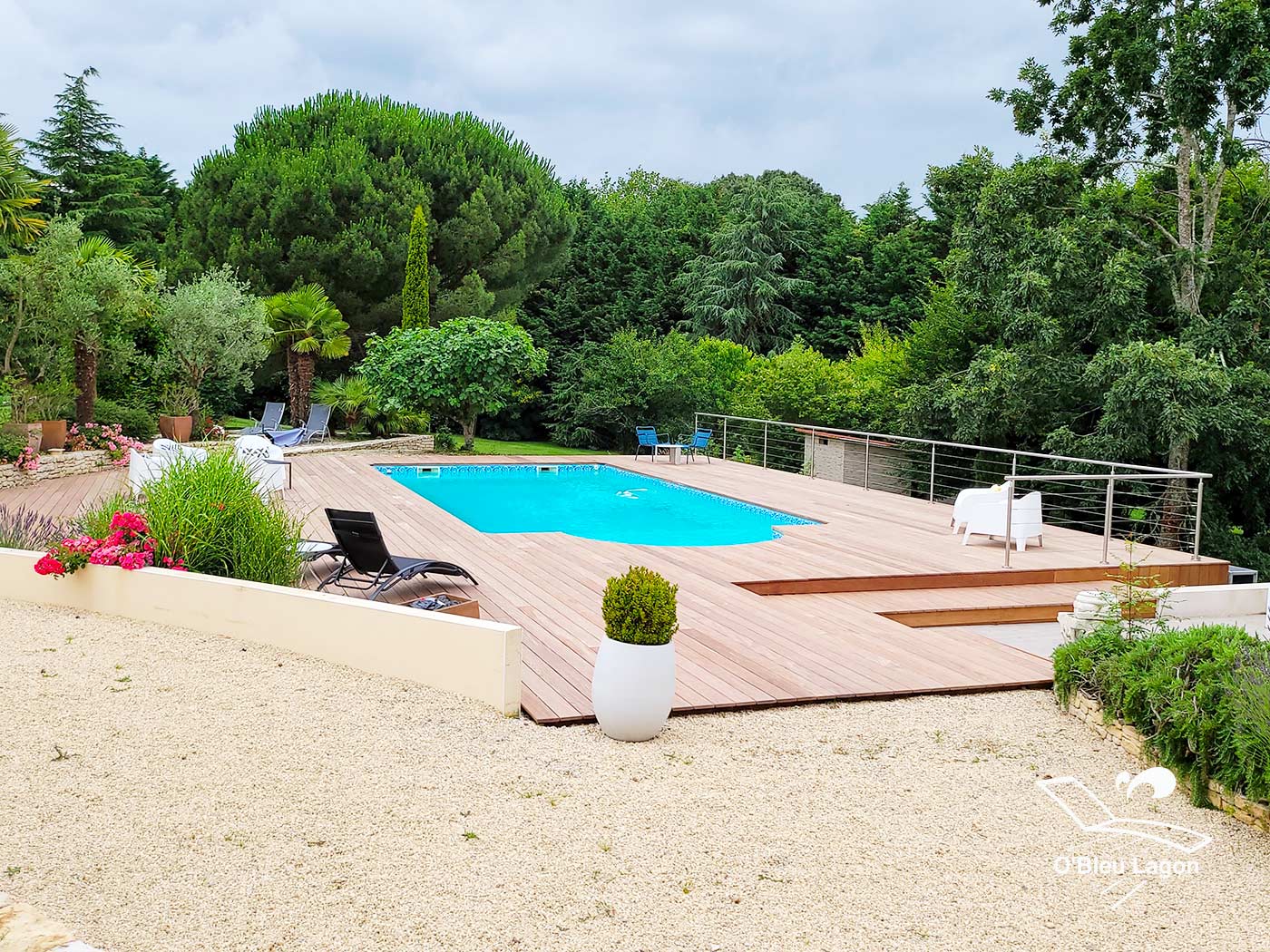 Aménagement autour piscine - La Piscine Bois