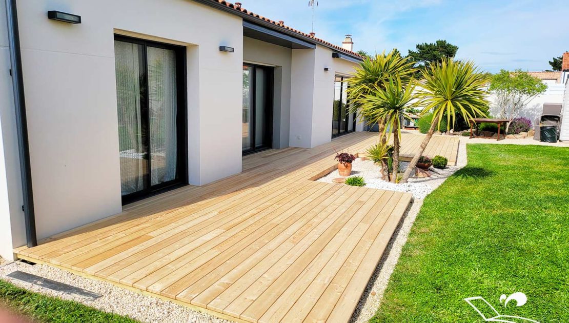 terrasse bois contemporaine meleze vendee